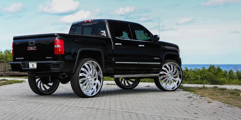 GMC Sierra 2500 HD Amani Wheels Trifecta